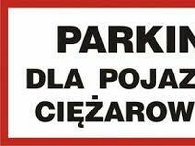 Miejsca parkingowe TIR