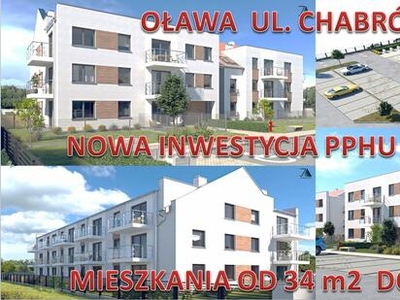 Oława 2 pokojowe nowe mieszkanie sprzedam ul. CHABRÓW