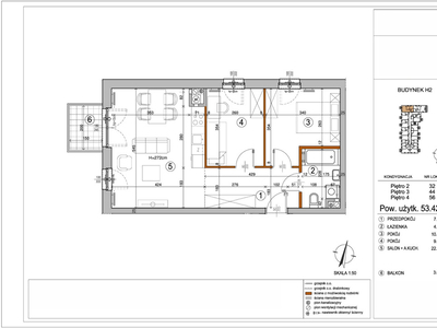 3pok*53,42m2*balkon*2Q25