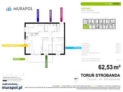 Mieszkanie na sprzedaż, Toruń pow, Toruń gm, Toruń