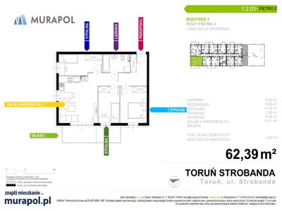 Mieszkanie na sprzedaż, Toruń pow, Toruń gm, Toruń