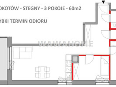 Mokotów Stegny - 60m2 - 916 tys. zł