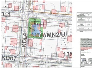 Działka pod zabudowę wielorodzinną PUM 1044m2