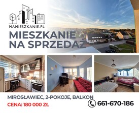 Na sprzedaż mieszkanie, Mirosławiec, 2 pokoje