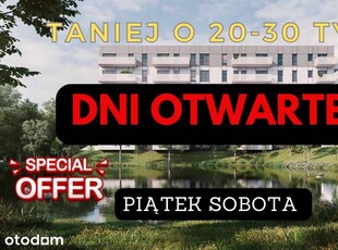 Nowe 2 pokoje | Apartament 42 m2 | dni OTWARTE