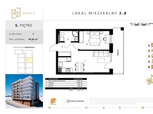 Złota 2 | 5B - 38,46 m2