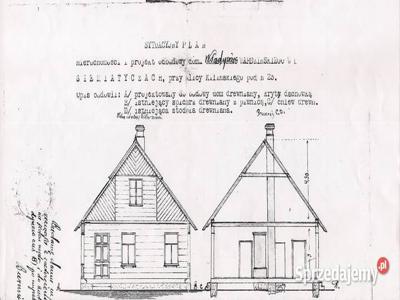dom do przeniesienia dwukondygnacyjny międzywojenny 1926 r.