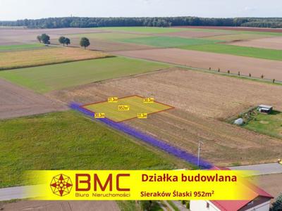 Działka budowlana Sieraków Śląski, ul. Osiedlowa