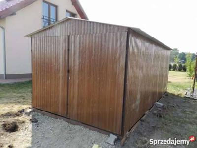 Garaż blaszany 3 x 6 m, dwuspadowy, profil, garaże, garaz