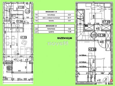 Mieszkanie 63m2 3-pok Nowy Targ