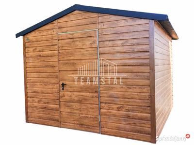 SCHOWEK - DOMEK OGRODOWY 3m x 3m DWUSPAD - drzwi TS324