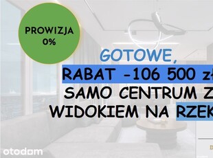 ⭐GOTOWE⭐RABAT -107 tyś!⭐CENTRUM⭐Widok na Rzekę⭐TOP