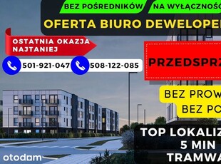 rezerwacja TYLKO 1k PLN \ biuro DEWELOPERA \ 2 pok