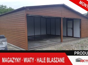 Garaż Blaszany WIELOSTANOWISKOWY 9x6 - Wiata - Romstal A24v13