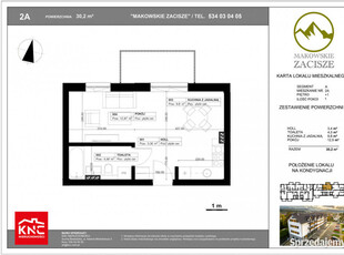 Makowskie Zacisze - apartament 2A, pow. 30,2 m2