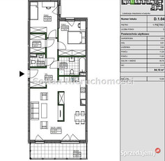 Mieszkanie Warszawa Szajnowicza 84m2 3-pokojowe