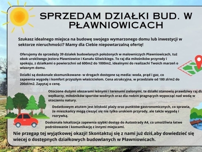 Działka budowlana Pławniowice, ul. Ogrodowa