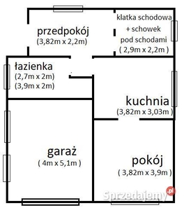 działka budowlana w Wieliczce o pow. 9ar. + budynek murowany