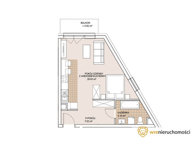 Mieszkanie na sprzedaż 40,80 m², parter, oferta nr 802600