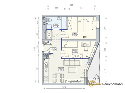 Mieszkanie na sprzedaż 48,80 m², piętro 4, oferta nr 684441