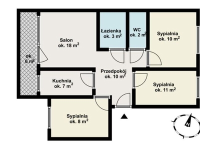 Mieszkanie na sprzedaż 70,10 m², piętro 3, oferta nr SDP703880