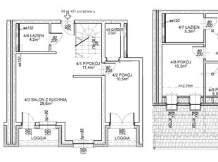 Apartament M-43- 85,8m2/schody i garaż w cenie/