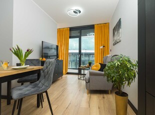 Loftowa kawalerka premium w apartamentowcu Chodźki Residence