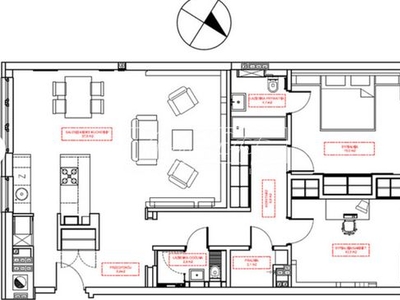 Mieszkanie na sprzedaż 3 pokoje Warszawa Mokotów, 93,50 m2, 2 piętro