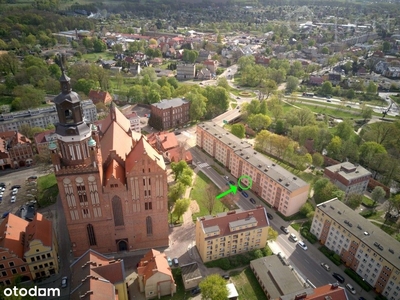 2 pokoje z balkonem na parterze ul. Krzywoustego