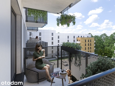 3-pokojowe mieszkanie 55m2 + balkon