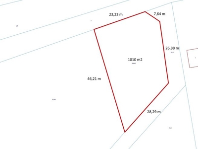 Działka Gdańsk Smęgorzyno ul. Gostyńska 1010 m2