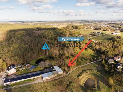 Działka usługowa 1300 m2 + 2692 m2 teren zielony