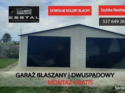 0102 Garaż Blaszany-Blaszak | Wiata | Garaże | Wiaty | Schowek| - ESSTAL