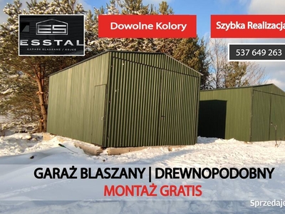 051 Garaż Blaszany - MAGAZYN - Garaże Blaszane - Wiata - Hala - ESSTAL