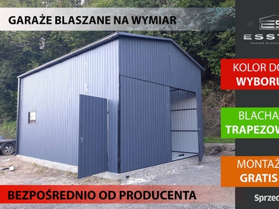 167 Garaż Blaszany - GARAŻE BLASZANE | MAGAZYN HALA |Wiaty ,Hale| - ESSTAL