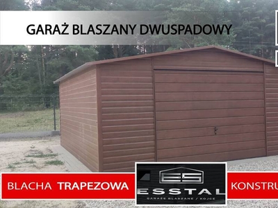 180 Garaż Blaszany Drewnopodobny - Garaże Blaszane - Hala , Wiaty – ESSTAL