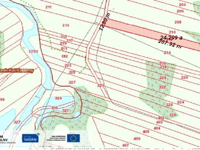 DZIAŁKA PABIANICE-DRZEWOCINY NAD GRABIĄ