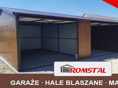 Garaż Blaszany DREWNOPODOBNY 10x6m - Hala , Magazyn -Romstal