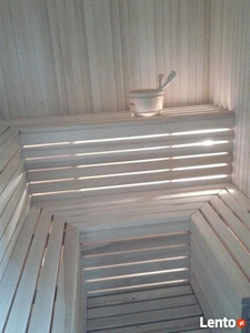 Sauna w ośrodku wczasowym, pokoje do wynajęcia Biecz, domek w