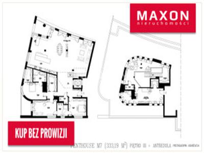Mieszkanie na sprzedaż, 333 m², Warszawa Mokotów Ksawerów