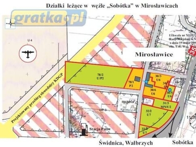 Działka przemysłowa Mirosławice