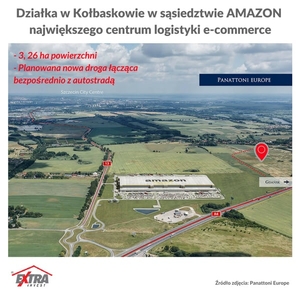 Działka w Kołbaskowie obok siedziby Amazon!!!