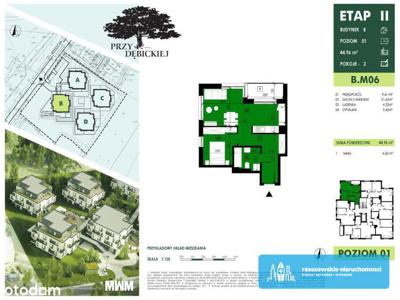 45 m2/ 2 Pokoje / Garaż/ Klucze Grudzień 2024