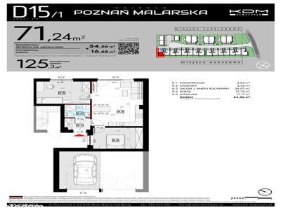 Osiedle Malarska | mieszkanie 3-pok. | D15_1