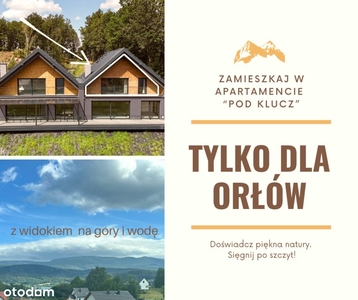 Apartament z widokiem na góry i wodę