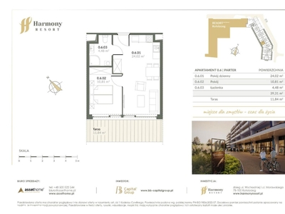 Harmony Resort | apartament 2-pok. | AP0.06