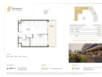 Harmony Resort | apartament 2-pok. | AP1.17