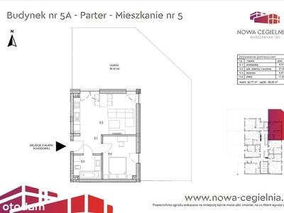 Mieszkanie 42m2, I piętro, do własnej aranżacji