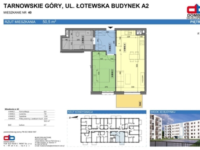 Tarnowskie Góry ul. Łotewska | 2-pok | A2_M40