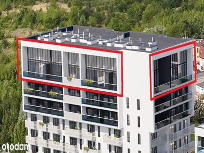 Apartamenty 2-poziomowe- duże okna, wysokie sufity